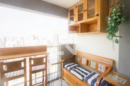 Varanda de apartamento para alugar com 2 quartos, 53m² em Chácara Santo Antônio (zona Sul), São Paulo