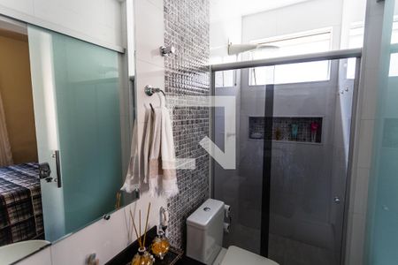 Banheiro da Suíte 1 de apartamento à venda com 3 quartos, 160m² em Santo Antônio, Belo Horizonte