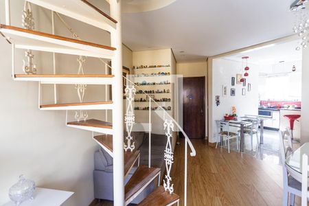 Sala  de apartamento à venda com 3 quartos, 160m² em Santo Antônio, Belo Horizonte