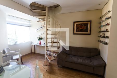 Sala  de apartamento à venda com 3 quartos, 160m² em Santo Antônio, Belo Horizonte