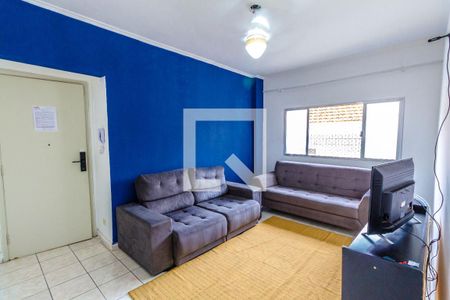 Sala de apartamento para alugar com 2 quartos, 75m² em Boqueirão, Praia Grande