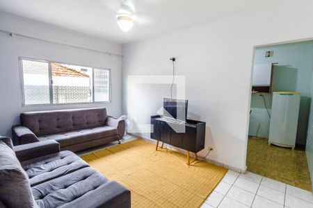 Sala de apartamento para alugar com 2 quartos, 75m² em Boqueirão, Praia Grande