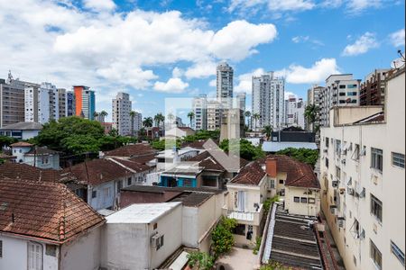 Vista de apartamento para alugar com 3 quartos, 110m² em Gonzaga, Santos