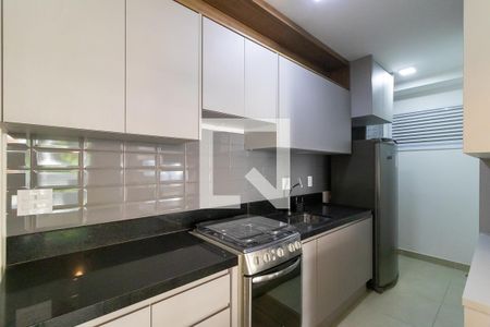 Cozinha de kitnet/studio para alugar com 1 quarto, 40m² em Vila Itapura, Campinas