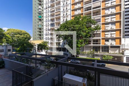 Vista da varanda de kitnet/studio para alugar com 1 quarto, 40m² em Vila Itapura, Campinas