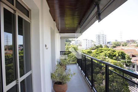 Sacada da sala de apartamento à venda com 3 quartos, 120m² em Vila Guararapes, Campinas