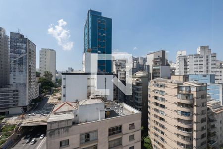 Vista da Sala de apartamento à venda com 2 quartos, 70m² em Bela Vista, São Paulo