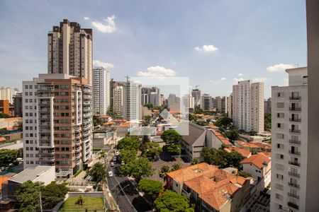 Vista da varanda  de apartamento à venda com 1 quarto, 31m² em Vila Mariana, São Paulo