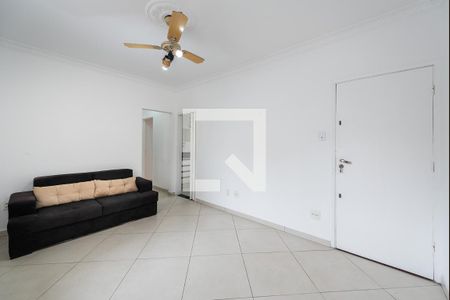 Sala de apartamento para alugar com 2 quartos, 87m² em Gonzaga, Santos