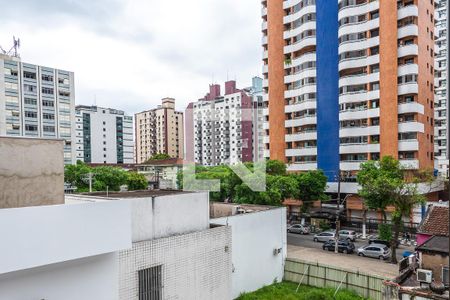 Vista de apartamento para alugar com 2 quartos, 87m² em Gonzaga, Santos