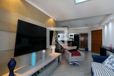 Sala de apartamento à venda com 3 quartos, 110m² em Jardim Bela Vista, Santo André