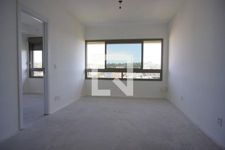 Sala  de apartamento à venda com 1 quarto, 46m² em Praia de Belas, Porto Alegre