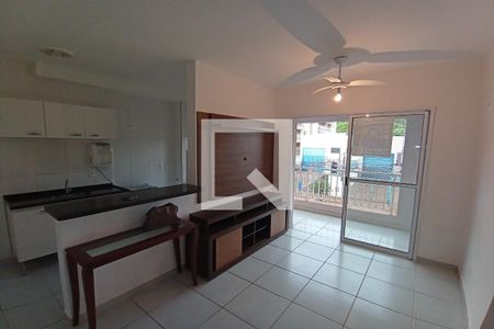 Sala de apartamento para alugar com 2 quartos, 58m² em Jardim Zara, Ribeirão Preto