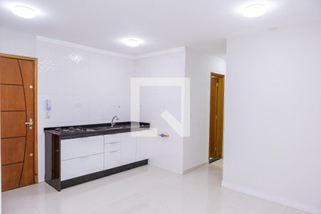 Sala e Cozinha de apartamento à venda com 2 quartos, 45m² em Vila Euthalia, São Paulo