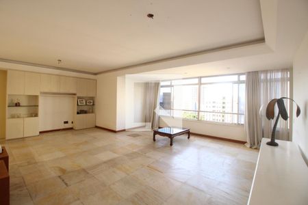 Sala  de apartamento à venda com 3 quartos, 247m² em Serra, Belo Horizonte