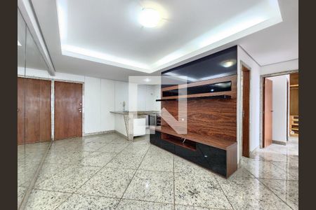 Sala de apartamento à venda com 2 quartos, 72m² em Vila da Serra, Nova Lima