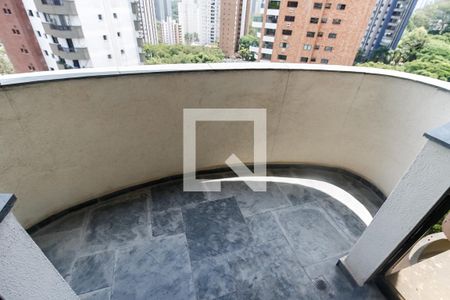 Varanda da Sala de apartamento à venda com 3 quartos, 130m² em Vila Andrade, São Paulo