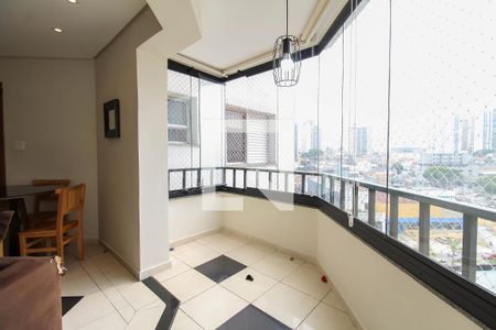 Varanda da Sala de apartamento para alugar com 2 quartos, 72m² em Vila Regente Feijó, São Paulo