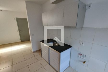 Cozinha  de apartamento para alugar com 2 quartos, 50m² em Jardim Heitor Rigon, Ribeirão Preto