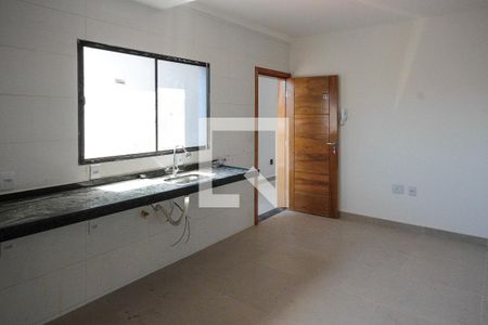 Sala e cozinha de apartamento para alugar com 1 quarto, 32m² em Chácara Belenzinho, São Paulo