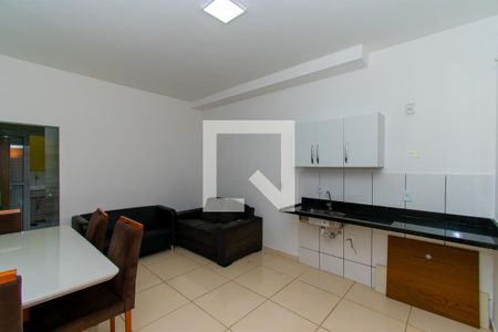 Sala/Cozinha de apartamento à venda com 1 quarto, 30m² em Cidade Continental, São Paulo