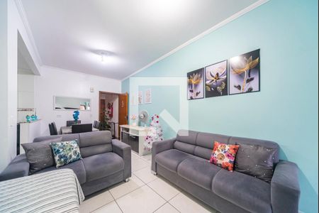 Sala de apartamento para alugar com 2 quartos, 67m² em Vila Humaitá, Santo André