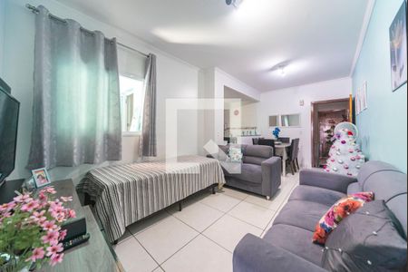 Sala de apartamento para alugar com 2 quartos, 67m² em Vila Humaitá, Santo André