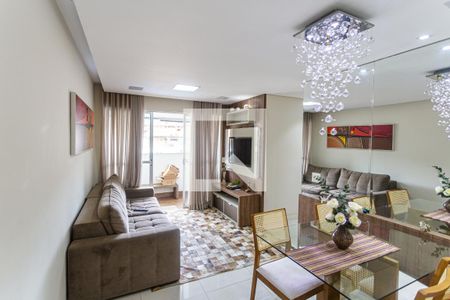 Sala de apartamento à venda com 3 quartos, 69m² em Pompéia, Belo Horizonte