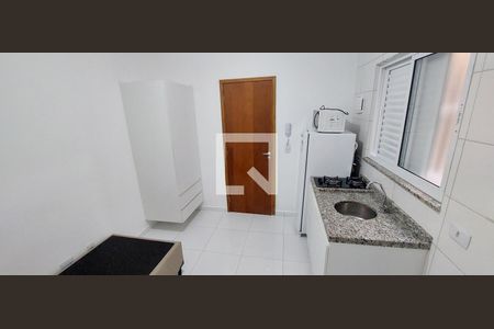 Quarto / Cozinha de kitnet/studio para alugar com 1 quarto, 15m² em Vila Sao Pedro, Santo André