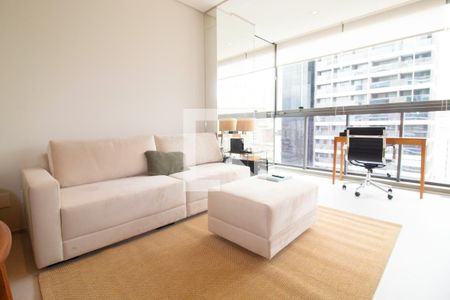 Sala de apartamento para alugar com 1 quarto, 44m² em Jardins, São Paulo