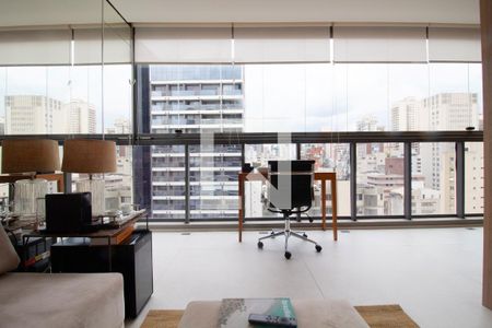 Varanda de apartamento para alugar com 1 quarto, 44m² em Jardins, São Paulo