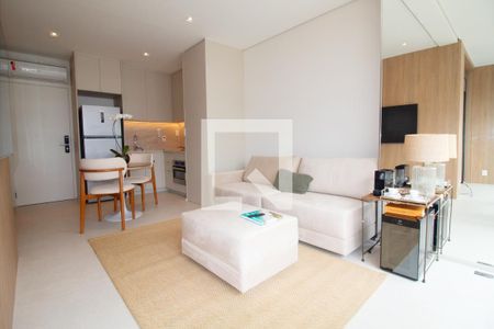 Sala de apartamento para alugar com 1 quarto, 44m² em Jardins, São Paulo