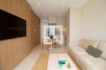 Sala de apartamento para alugar com 1 quarto, 44m² em Jardins, São Paulo