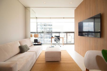 Sala de apartamento para alugar com 1 quarto, 44m² em Jardins, São Paulo