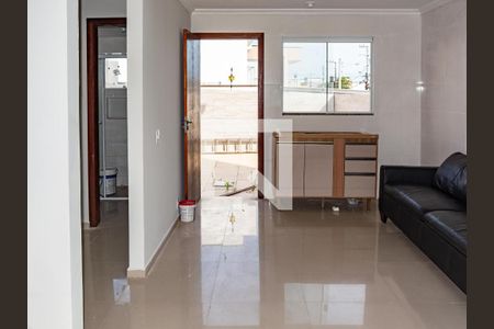 Sala + Cozinha de casa de condomínio para alugar com 2 quartos, 70m² em Campeche Central, Florianópolis