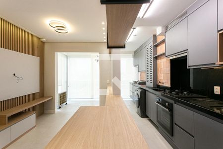 Sala e Cozinha de apartamento à venda com 2 quartos, 50m² em Cidade Mãe do Céu, São Paulo