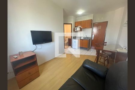 Sala de apartamento para alugar com 1 quarto, 40m² em Vale do Sereno, Nova Lima