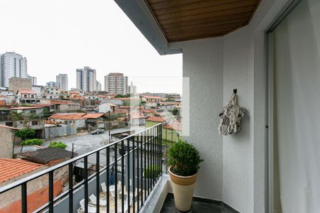 Varanda da Sala de apartamento à venda com 2 quartos, 60m² em Vila Antonina, São Paulo