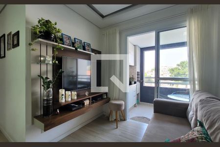 Sala de apartamento à venda com 2 quartos, 65m² em S, Santo André