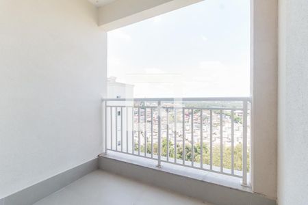 Varanda da Sala de apartamento para alugar com 2 quartos, 57m² em Jardim São Pedro, Mogi das Cruzes