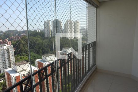 Varanda da Sala de apartamento à venda com 3 quartos, 93m² em Jardim Taquaral, São Paulo