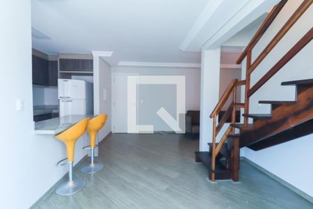 Sala de apartamento para alugar com 3 quartos, 106m² em Bacacheri, Curitiba