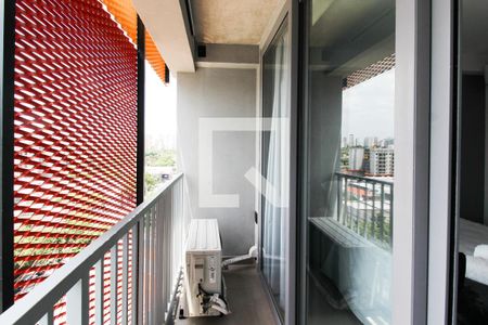 Varanda de apartamento à venda com 1 quarto, 20m² em Indianópolis, São Paulo