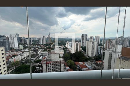 Vista da Varanda de apartamento à venda com 1 quarto, 57m² em Pinheiros, São Paulo
