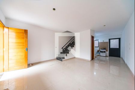 Sala de casa para alugar com 2 quartos, 85m² em Jardim Cristiane, Santo André