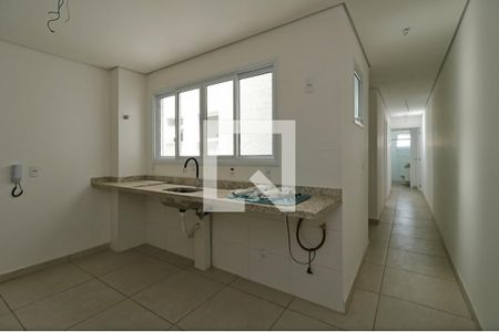 Sala/Cozinha de apartamento à venda com 2 quartos, 95m² em Vila Pires, Santo André