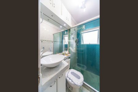 Banheiro  de apartamento à venda com 2 quartos, 49m² em Cidade São Jorge, Santo André