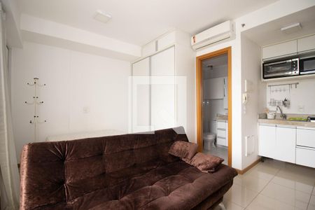 Sala de apartamento para alugar com 1 quarto, 27m² em Guará, Brasília
