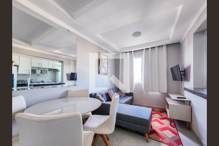 Sala de apartamento para alugar com 2 quartos, 50m² em Vila Branca, Jacareí