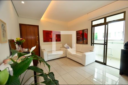 Sala de apartamento à venda com 3 quartos, 95m² em Serra, Belo Horizonte
